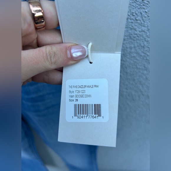 Mother The Pixie Dazzler Ankle Fray in Boogie Down New with Tags! - Picture 6 of 7